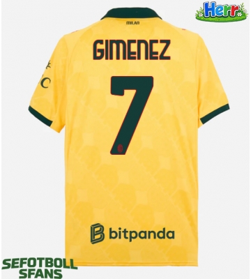 AC Milan Santiago Gimenez #7 Tredje Tröja 2025-26 Kortärmad
